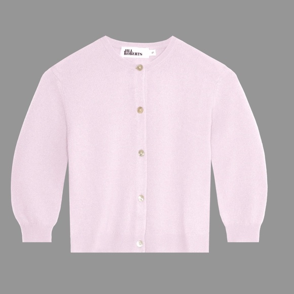 Jill Roberts Cropped Cashmere Cardigan - Picture 1 of 3